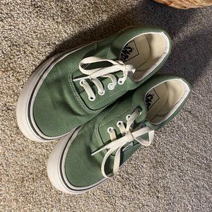 Vans Low Top Cactus-Colored Sneakers